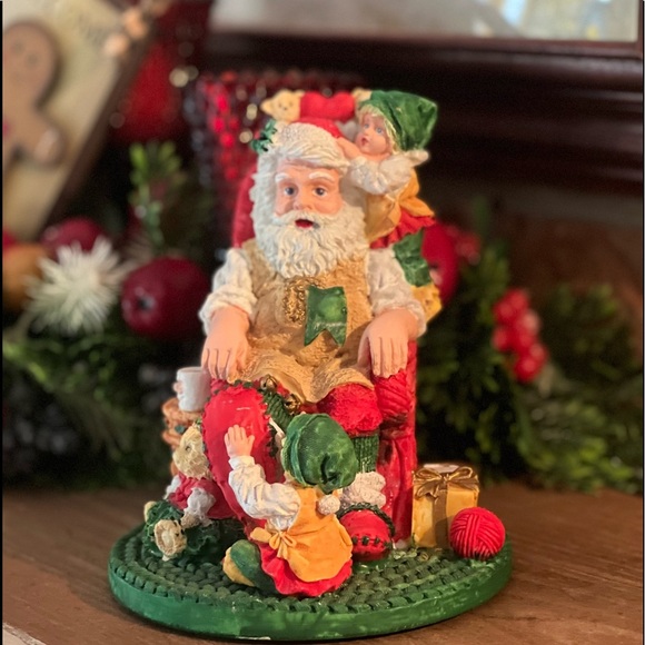 Rare Vintage 1980’s Santa Clause Heavy Christmas Sculpture - Picture 6 of 7
